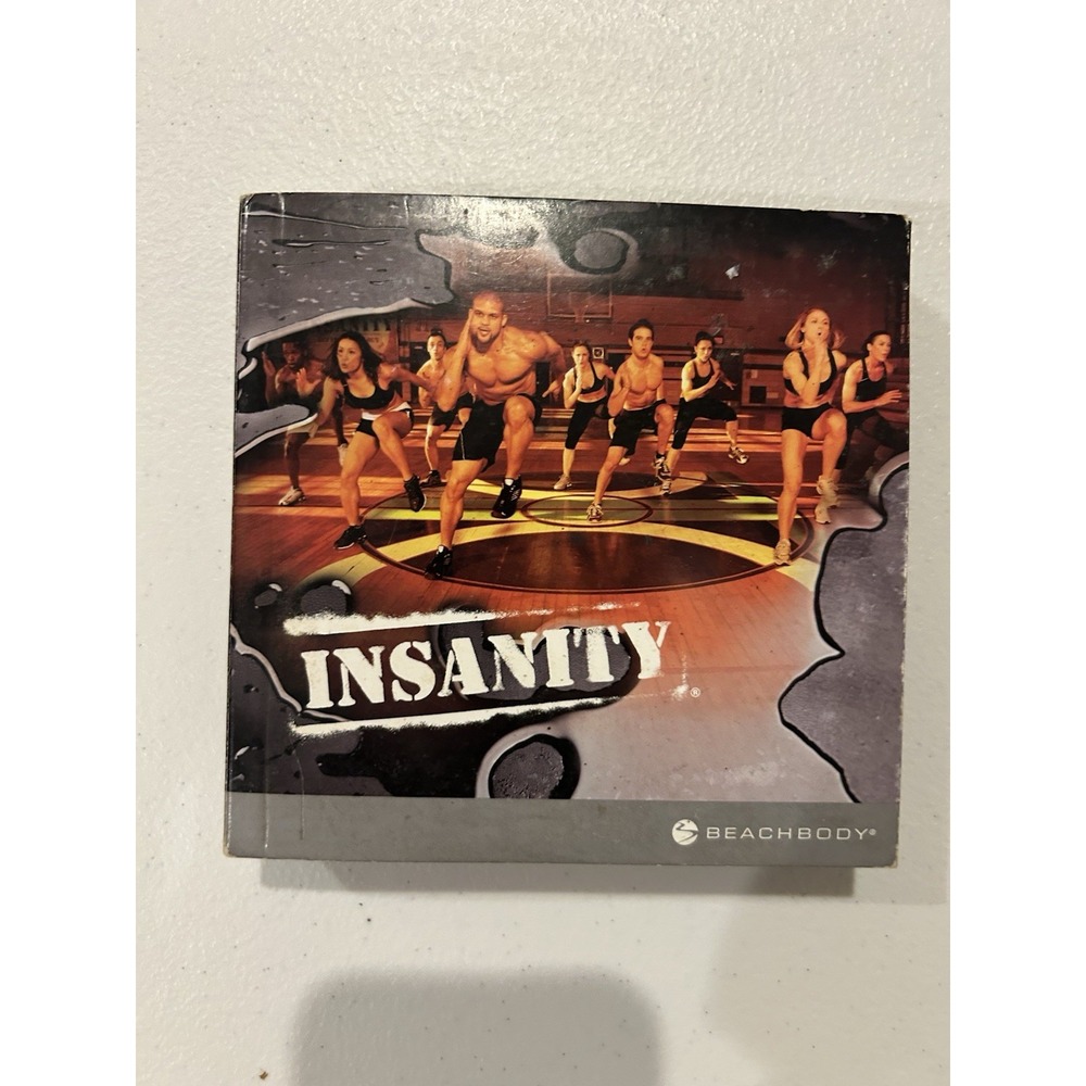 Beachbody Insanity Workout DVD Set Shaun T 60 Day Cardio Fitness Complete Case